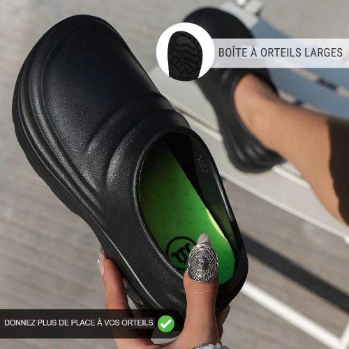 Vybe™ – Le Sabot Tendance au Confort Absolu et à l’Adhérence Optimale